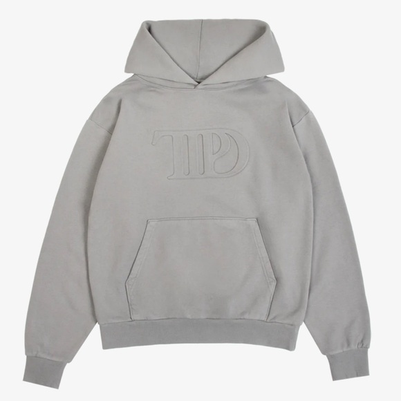 Taylor Swift Other - Taylor Swift The Tortured Poets Department TTPD Gray Embossed Hoodie Youth M
